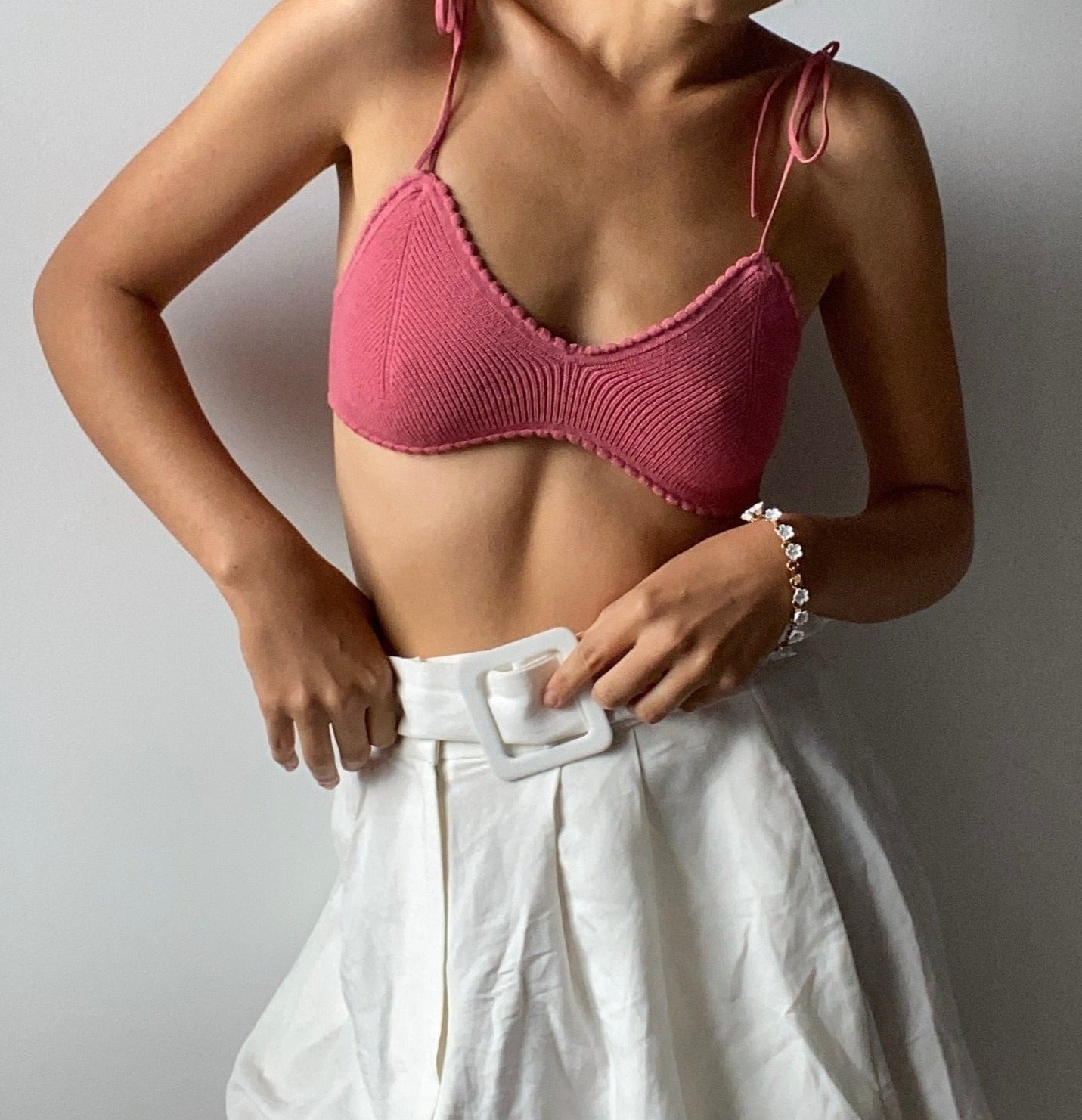 Knitted Bralette Top