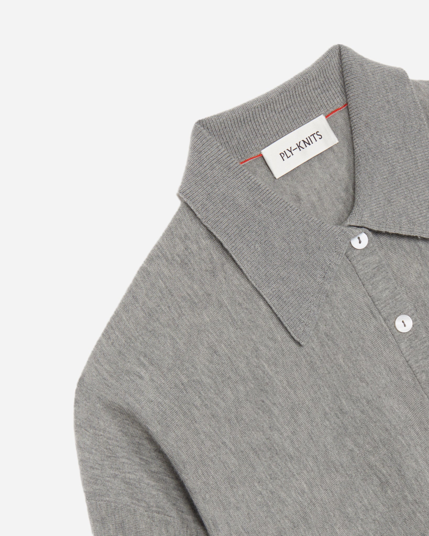 ISABELE DRAW-ME FINE MERINO SHIRT IN GRAPHITE