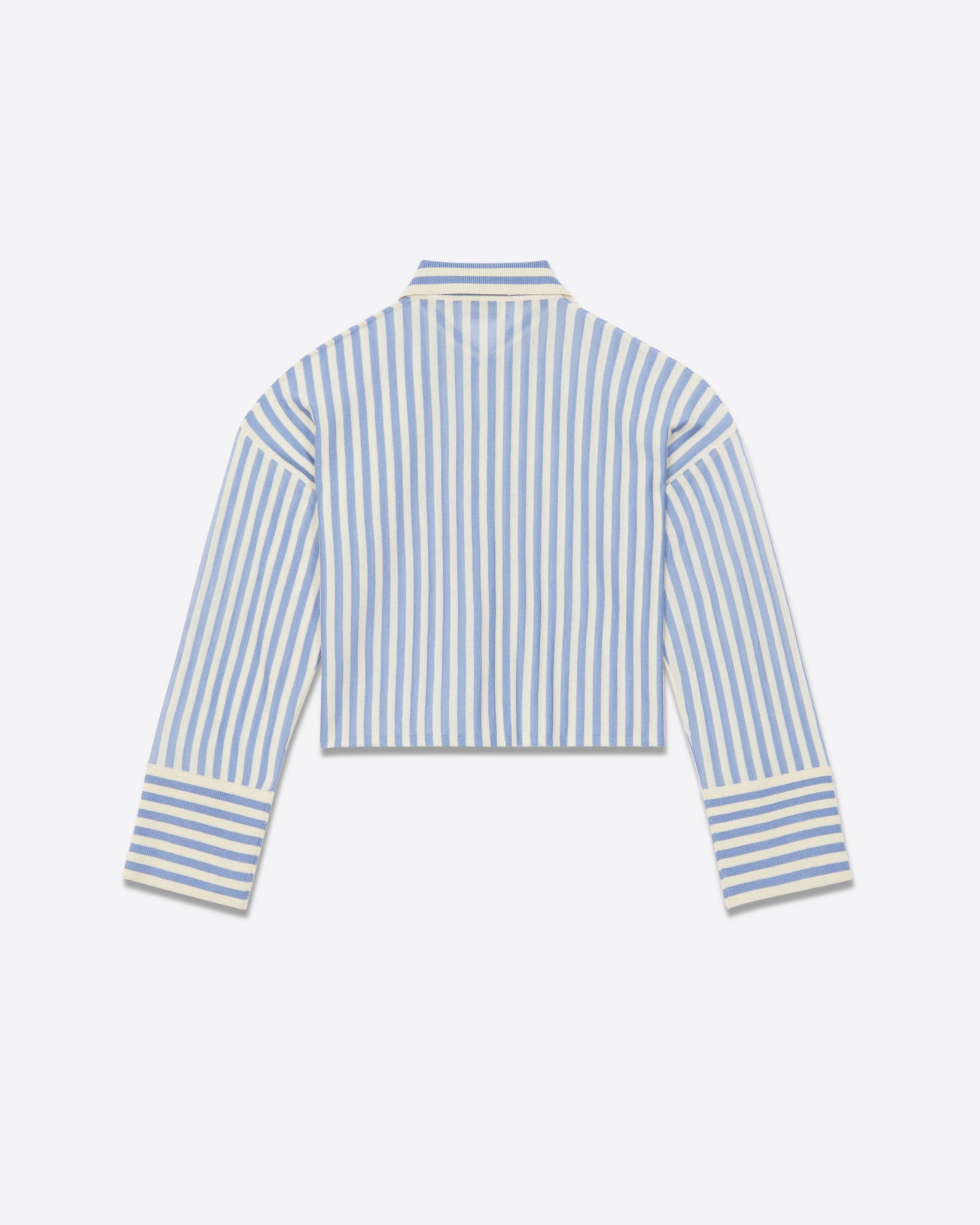 HATHAWAY SOFT-WRAP-SHIRT IN NAPTIME BLUES STRIPES