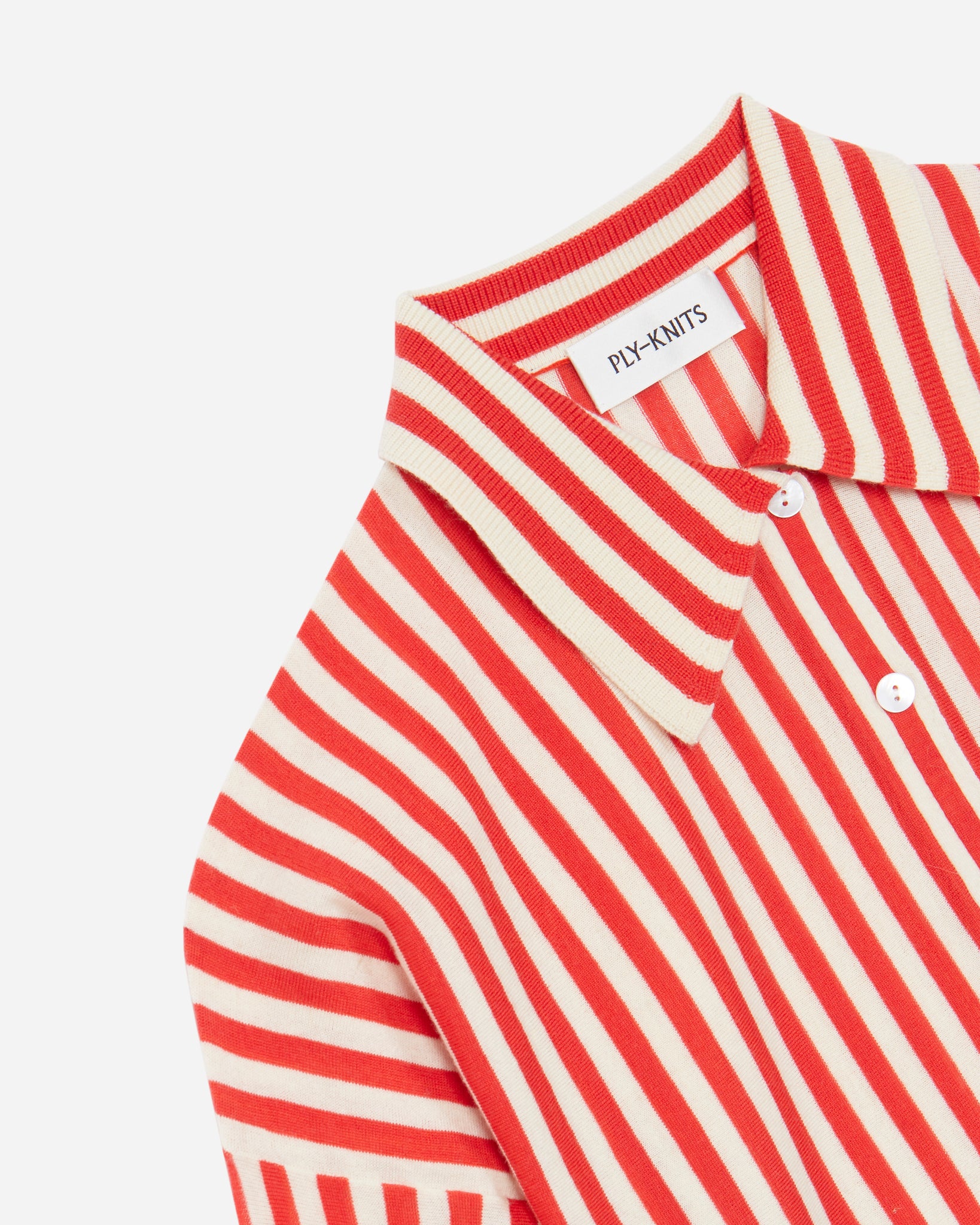 HATHAWAY SOFT-WRAP-SHIRT IN RED STRIPES