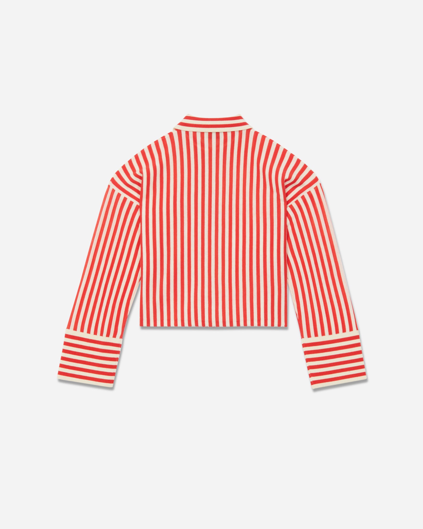 HATHAWAY SOFT-WRAP-SHIRT IN RED STRIPES