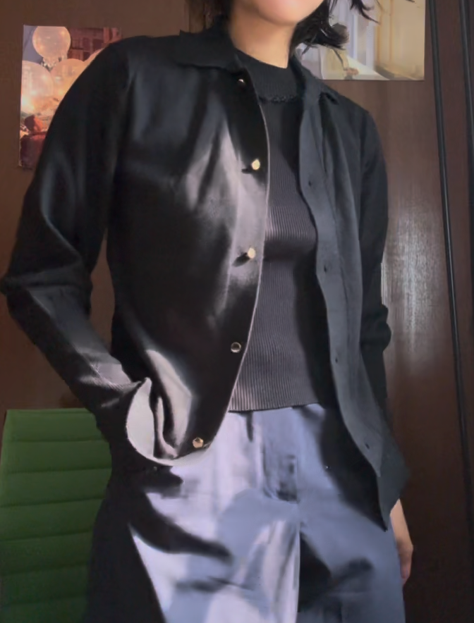 INGRAM ROMANTIC POET SHIRT IN BLACK