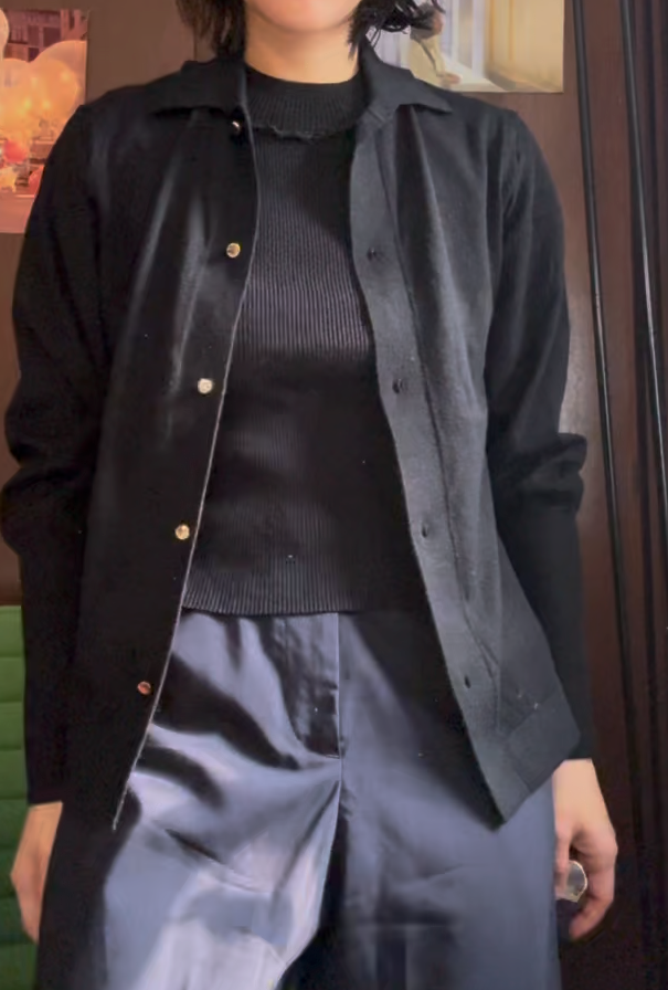 INGRAM ROMANTIC POET SHIRT IN BLACK