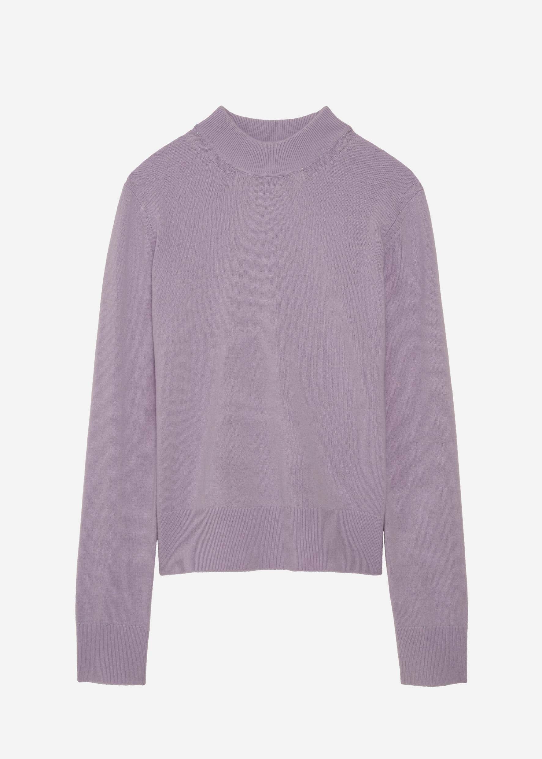 The 'Delilo' Mockneck in Lavender – Ply-Knits