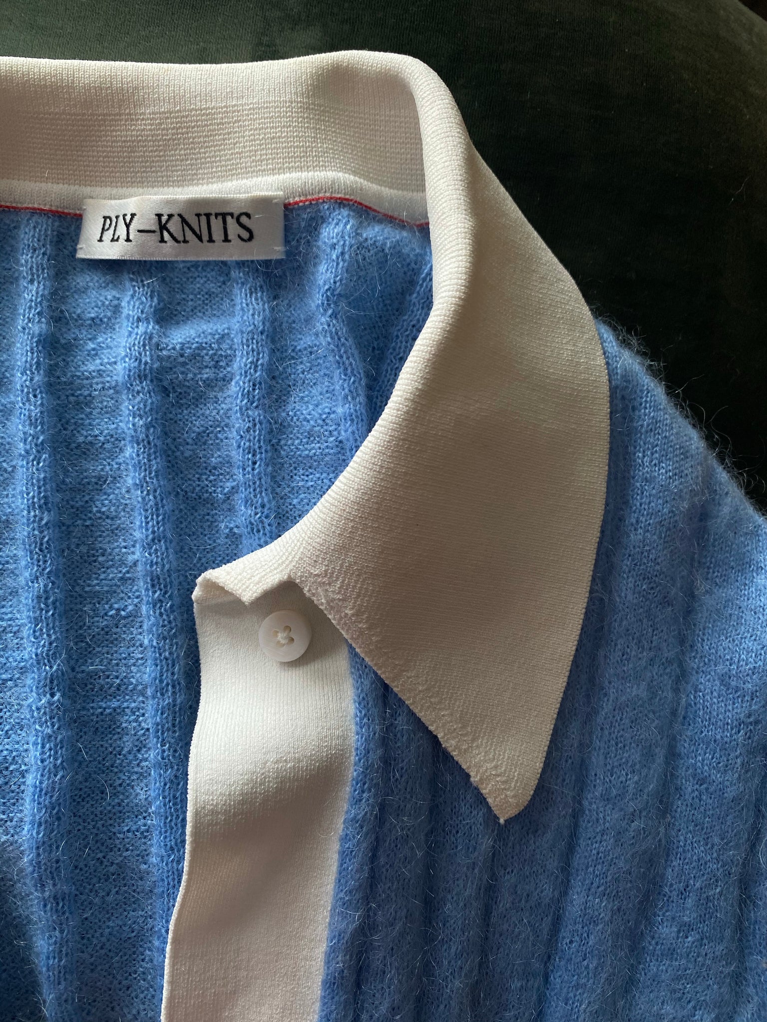 GILLIAN CROPPED SERIOUS SHIRT IN BANKER-BLUE